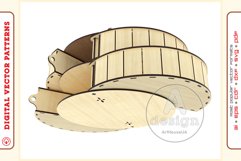 Box Organizer v29 - laser cut file - Glowforge ready SVG Product Image 5