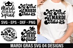 Mardi Gras SVG Design - Parading With My Gnomies Product Image 1