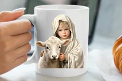 Christmas Baby Jesus Watercolor Clipart, Christmas Baby Jesu Product Image 5