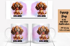 Funny Dog Mug Wrap Sublimation Product Image 1