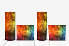 Colorful Tumbler Sublimation, Art Paint Tumbler Wrap Designs Product Image 5