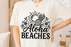 Aloha Beaches Svg, Summer Vibes Svg, Beach Vacation Svg. Product Image 6