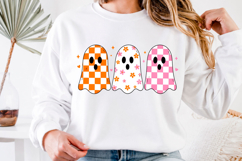 Cute Ghost Halloween Trio PNG Tshirt Product Image 1
