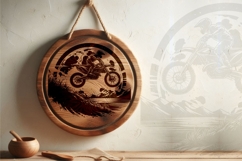 Night Adventure Trail Rider Silhouette Vector Product Image 4