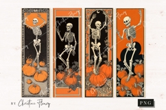 Fall Skeleton Bookmark Printable Product Image 2