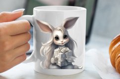 Cute Silver Christmas Watercolor Clipart, Christmas SVG Product Image 5