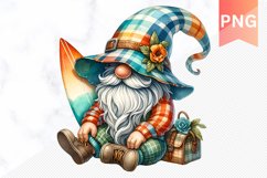 Summer Gnome Sublimation - Clipart PNG Product Image 1