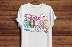 Future Nurse PNG Sublimation Design, Nursing Student Shirt Product Image 5