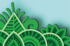 Mandala 3D Multilayer SVG/ 3D mandala/ Mandala paper cut Product Image 4
