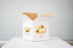 Watercolor bakery clipart, Hand drawn bakery logo PNG set Product Image 2