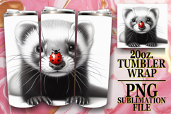 ENCHANTING ADVENTURES 20oz TUMBLER WRAP, Cute Animals Product Image 1