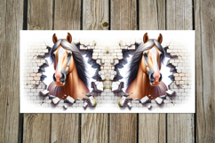Horse &amp; wall | Mug Sublimation design bundle, PNG Product Image 5