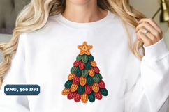 Crochet Yarn Christmas Tree PNG, Christmas tree PNG Product Image 5