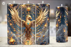 Phoenix Tumbler Sublimation, 20 oz Tumbler Wrap Product Image 2