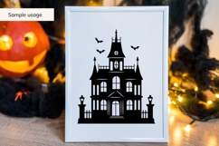 Halloween House SVG, Haunted House SVG Product Image 5