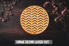 Round Sign Laser Cut SVG,Wood cut round sign SVG Product Image 1