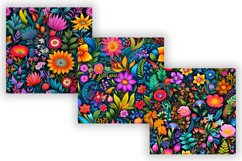 Rainbow Wildflower Field Seamless Pattern | Pattern bundle Product Image 5