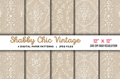 Shabby Chic Vintage Bridal White JPG Product Image 1