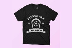 6 in 1 Football T-shirt Designs Bundle Product Image 1