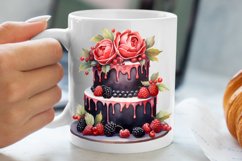 Christmas Cake Clipart, Christmas Cake Clipart Product Image 5