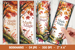 Maple Forest Bookmark Sublimation Product Image 1