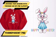 Unique PNG Template for Tote Bag Sublimation , Easter Bunny Product Image 1