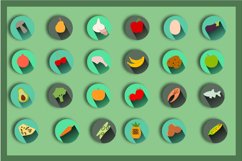 icons for proper nutrition and patterns Product Image 3