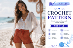Summer Crochet Shorts Pattern PDF Product Image 2