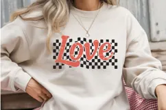 LOVE PNG | Retro Valentine’s Day Sublimation Design Product Image 2