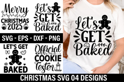 04 Christmas SVG Design - Official Cookie Tester Product Image 1