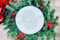 Papercut Snowflakes Split Monograms- 15 SVG items Product Image 5