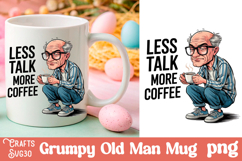 Grumpy Father&#039;s Day Bundle Mug Old Man design png Product Image 6