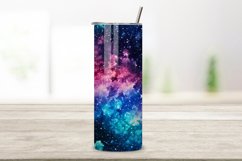Celestial Nebula Glitz Ombre Tumbler Wrap, seamless wrap png Product Image 2