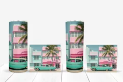 Summer Tumbler Sublimation, Tropical Tumbler Wrap Designs Product Image 5