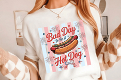 Bad Day To Be a Hot Dog PNG T-Shirt|4th of July PNG Sublimati Product Image 4