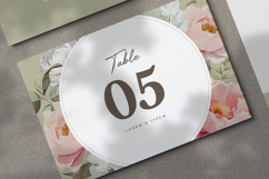 beautiful wedding card invitation set with peonies flower Product Image 5