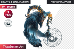 Krampus Christmas Clipart , Evil Santa Christmas clipart png Product Image 1