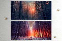 Winter Forest | 18 Christmas Sublimation Mug designs, JPG Product Image 5