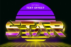 Editable Text Effect for Illustrator. Vector Graphic styles Product Image 1
