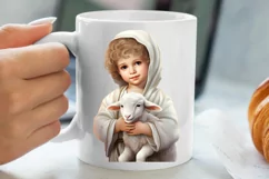 Christmas Baby Jesus Watercolor Clipart, Christmas Baby Jesu Product Image 5