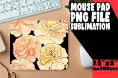 WHIMSICAL mouse PAD Creative Design, Flower Pattern Product Image 1