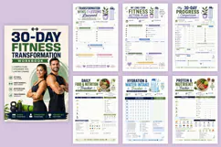 30-Day Fitness Transformation Workbook Product Image 5