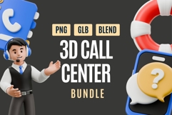 3D Call Center Icons Pack Product Image 1