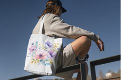 Floral Pattern Watercolor 23 Collection Ai Generated Art Product Image 5