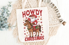 Howdy Christmas Png, Cowboy Santa Png, Western Christmas Png Product Image 6