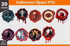 Halloween Wax Seals Clipart Bundle Halloween sublimation Product Image 8