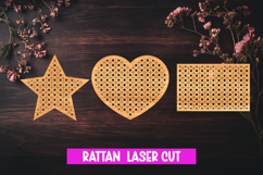 15 Boho Rattan Signs Laser Cut SVG, Home Decor Laser cut Product Image 6