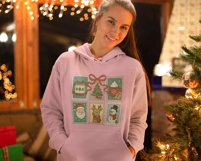 Retro Christmas Collection Png, Girly Christmas Png, Winter Product Image 3