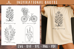 Inspirational Floral Quote Motivational Bundle Product Image 5
