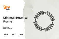 Minimal Botanical Frame Product Image 1